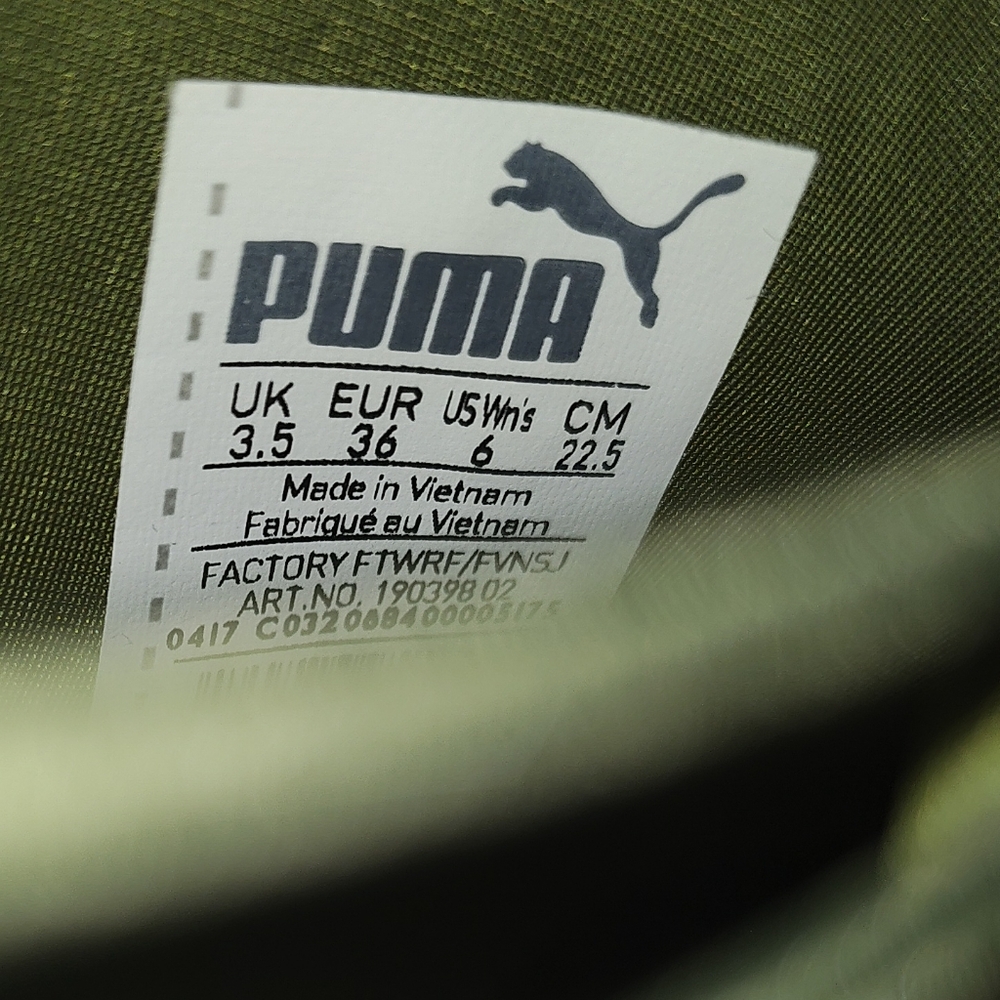 PUMA fenty Rihanna women's leather sneakers size 6w - Picture 6 of 6
